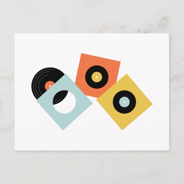 Carte Postale Vinyl Records (Devant)