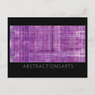 Carte postale violet d'art moderne