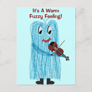 Carte Postale Violin & Viola - Get a Warm Fuzzy Feeling