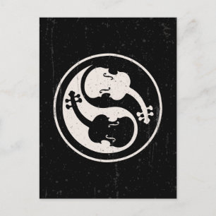 Carte Postale Violon Yang