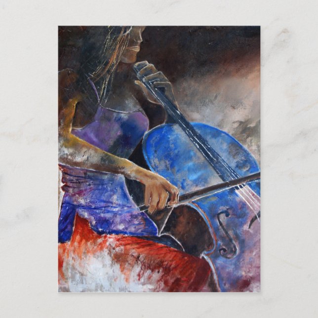 Carte Postale violoncelle 560308 (Devant)