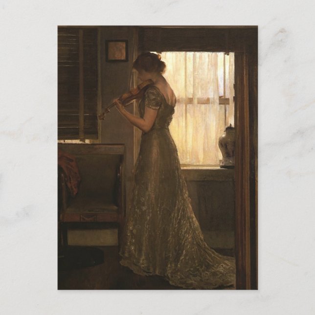 Carte Postale Violoniste (Devant)