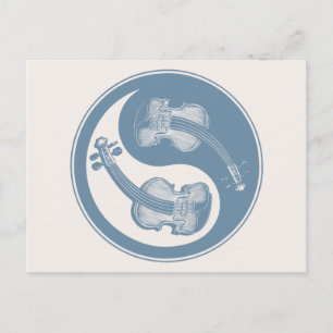 Carte Postale Violyin-Yang