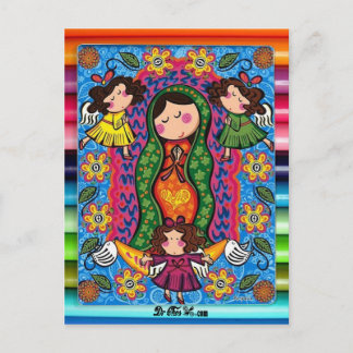 CARTE POSTALE VIRGEN DE GUADALUPE CARICATURA 05 PERSONNALISABLE 