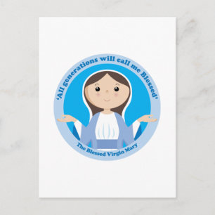 Carte Postale Virgin Mary