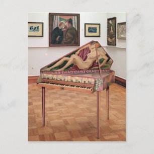 Carte Postale Virginals, peint par Roger Fry