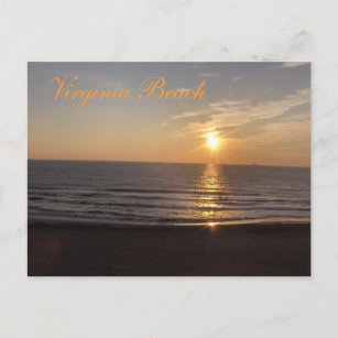 Carte Postale Virginia Beach au coucher du soleil