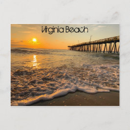 Carte Postale Virginia Beach Fishing Pier à Sunrise