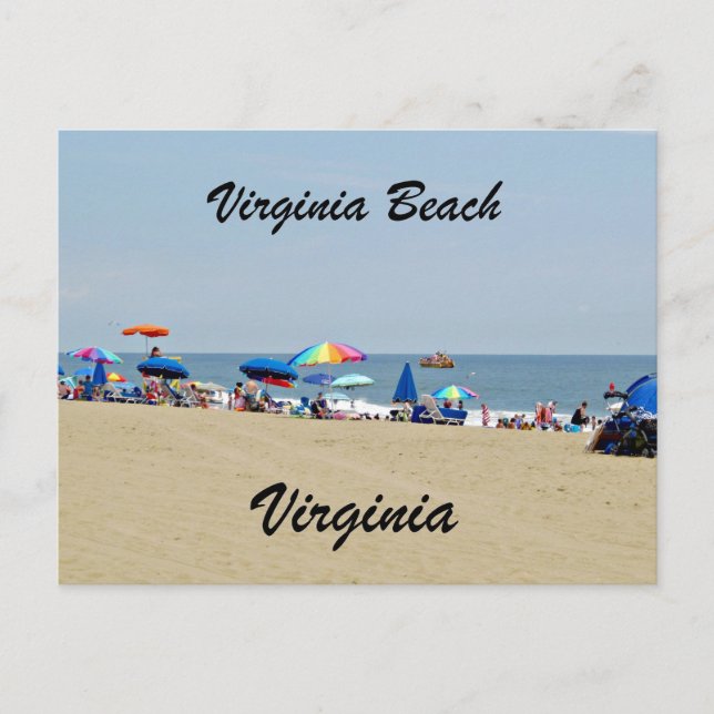 Carte Postale Virginia Beach, Virginie (Devant)