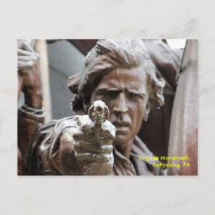 Carte Postale Virginia Monument, Gettysburg Postcard