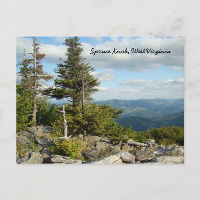 Carte Postale Virginie-Occidentale (Devant)