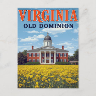 Carte Postale Virginie Old Dominion