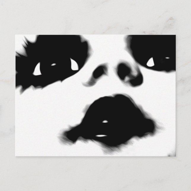 Carte Postale Visage  (Devant)