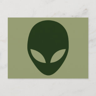 Carte Postale Visage Alien