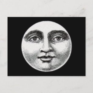 Carte Postale Visage de la lune