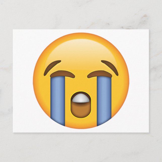 Carte Postale Visage de Pleuror - Emoji (Devant)