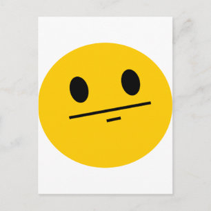 Carte Postale Visage de poker