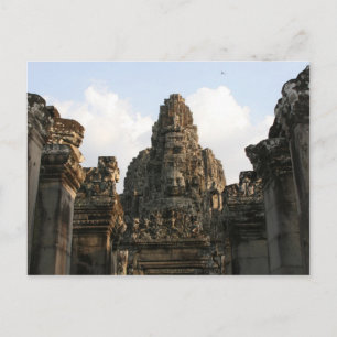 Carte Postale visage du cambodge angkor