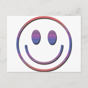 Carte Postale Visage Rétro Groovy