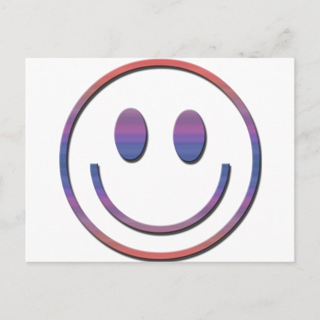 Carte Postale Visage Rétro Groovy (Devant)