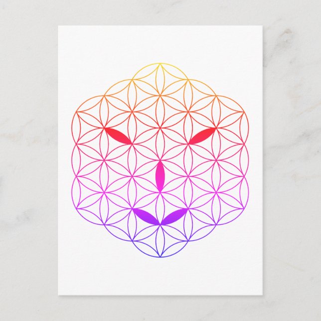 Carte Postale Visage sacré - Arcturien 02, CF-Tr. (Devant)