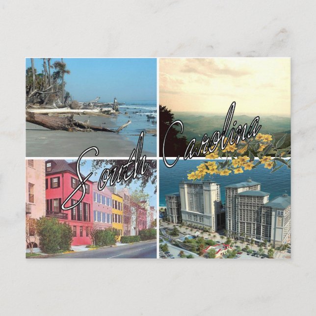 Carte Postale Visages souriants, Beaux Endroits (Devant)