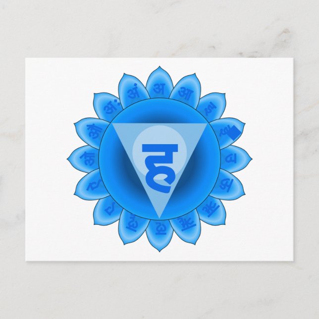Carte Postale Vishuddha Le Chakra Throat (Devant)