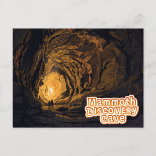 Carte Postale Visite de la grotte de la découverte de Mammoth Ar