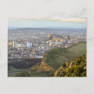 Carte Postale Visite d'Édimbourg depuis Calton Hill