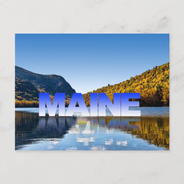 Carte Postale Visite du Maine (Devant)