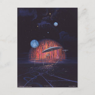 Carte Postale Visite du soir