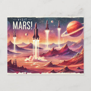 Carte Postale Visite Mars !