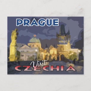Carte Postale Visite... Prague, Czechia