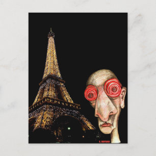 Carte Postale Visites insomniaques La Tour Eiffel