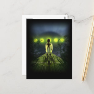 Carte Postale Visiteur Alien