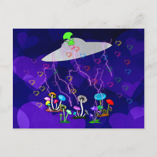 Carte Postale Visiteurs Aliens