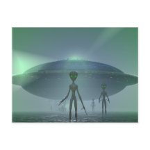 Carte postale Visiteurs Aliens