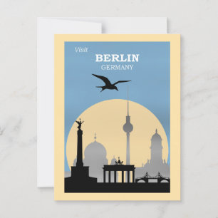 Carte Postale Visitez Berlin, Allemagne