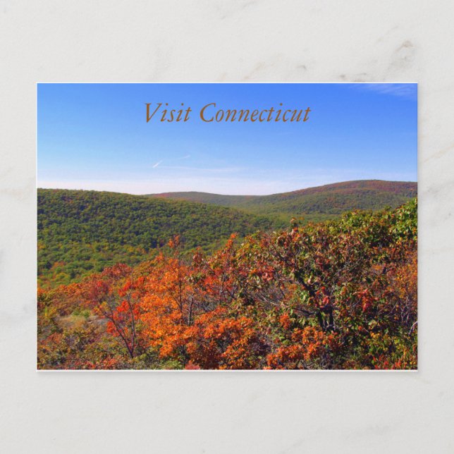 Carte Postale Visitez Connecticut Postcard 2 (Devant)
