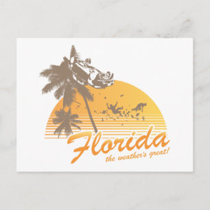 Carte Postale Visitez la Floride, le grand cyclone