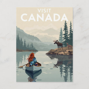 Carte Postale Visitez la nature sauvage du Canada