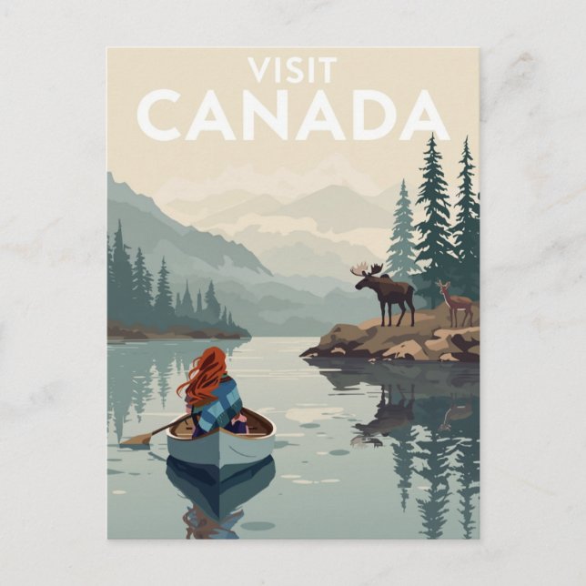 Carte Postale Visitez la nature sauvage du Canada (Devant)