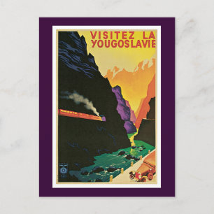 Carte Postale Visitez La Yougoslavie