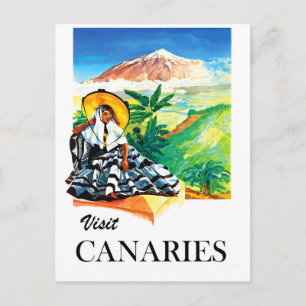Carte Postale Visitez les Canaries