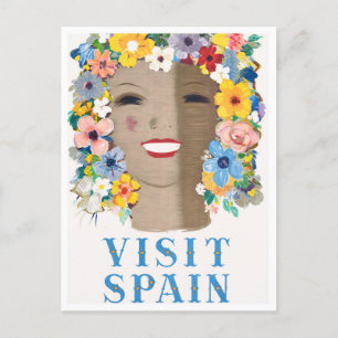 Carte Postale Visitez l'Espagne vintage voyage