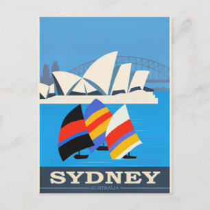 Carte Postale Visitez Sydney, Australie