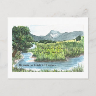 carte postale visuelle psalm 23