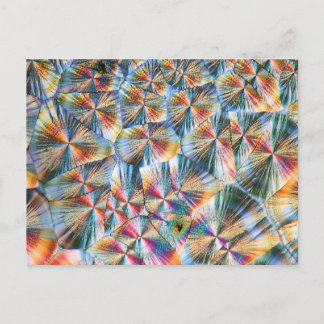 Carte Postale Vitamine C au microscope