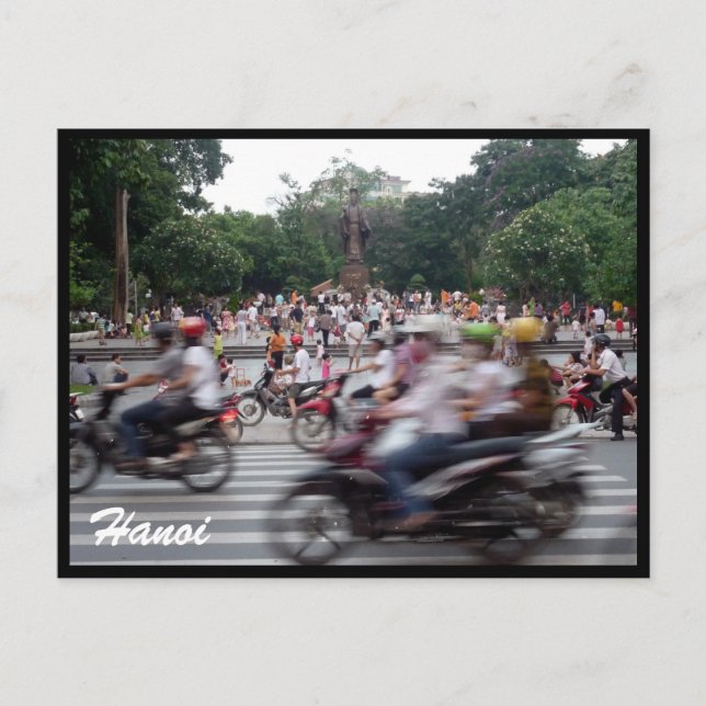 Carte Postale vitesse de trafic de hanoi (Devant)