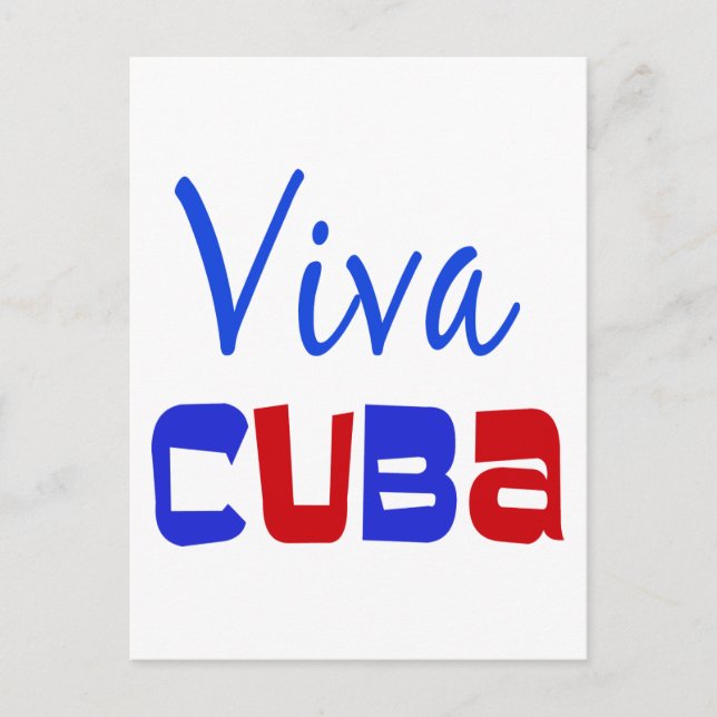 Carte Postale Viva Cuba (Devant)